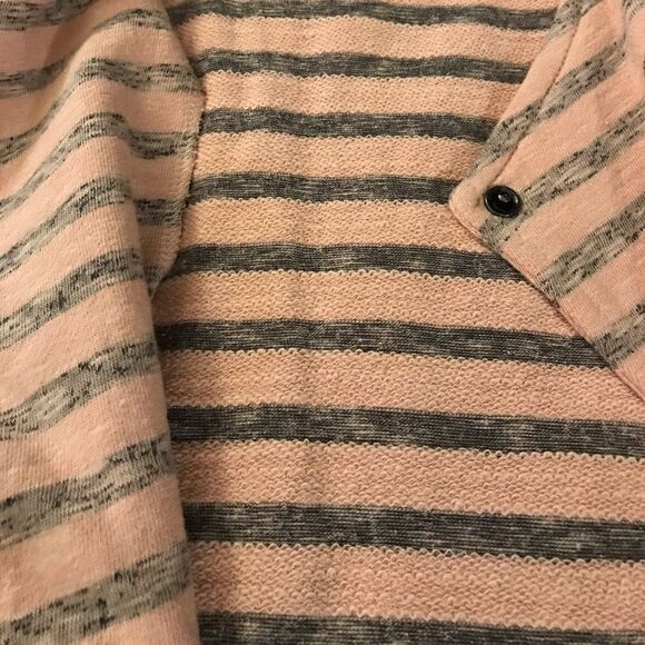 : : Caslon Striped Soft Cotton Moto Style Jacket : : - Picture 12 of 13